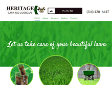 Tablet Screenshot of heritagell.com